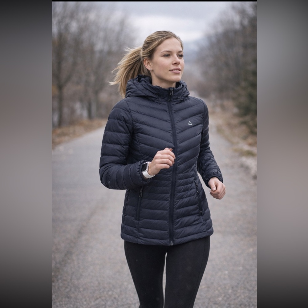 Duck Down Paradox Black Quilted Jacket size SP.